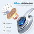 Wireless Bluetooth Headphones, 60 Hours Playtime, Foldable Lightweight Over Ear Hi-Fi Stereo with 6 EQ Modes