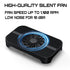 Network Devices Cooling Solution USB Fan, 5V USB Quiet Fan with 65.8CFM Airflow for Router TV Receiver Cooling