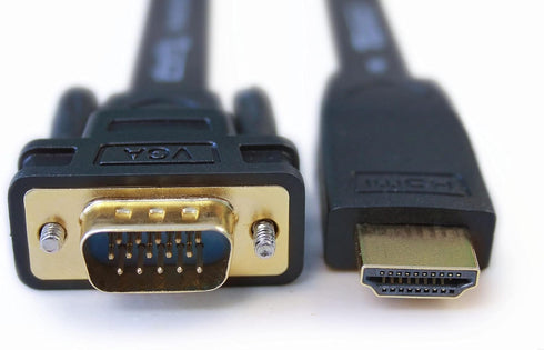 Plugable 6 Foot HDMI to VGA Adapter - Driverless Converter Cable Supporting Up to 1920 x 1080 (60Hz)