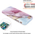 JIAXIUFEN Compatible iPhone SE 2022/2020 Case, Gold Glitter Marble Design, Slim Shockproof Flexible Cover