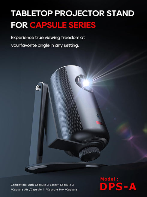 3/Air/Pro, 360 1/4-Inch Projector Stand for Nebula Capsule Series & XGIMI Halo+(New) Works with Capsule Mini Projectors
