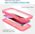 SPORTLINK Waterproof Case Compatible with iPhone 13 Mini - Full Body Shockproof Dustproof Phone Protector (Pink)