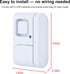 GE Personal Security Window and Door Alarm, 2 Pack, DIY Protection, Burglar Alert, Wireless Chime/Alarm, Easy Installation, Home Security, Ideal for Home, Garage, Apartment and More,White, 45115