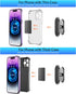 ?2-Pack? Magnetic Phone Holder for Car, Super Strong Magnet with 4 Metal Plates, 360° Rotation Dashboard Mount