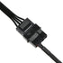 CRJ 4-Pin to Slimline SATA Power Adapter Cable - 12-inch Black Sleeved for 6-Pin Slimline SATA Drives