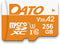 DATO 256GB Advance Plus microSDXC Memory Card w/Adapter, UHS-I, C10, U3, V30, A2,