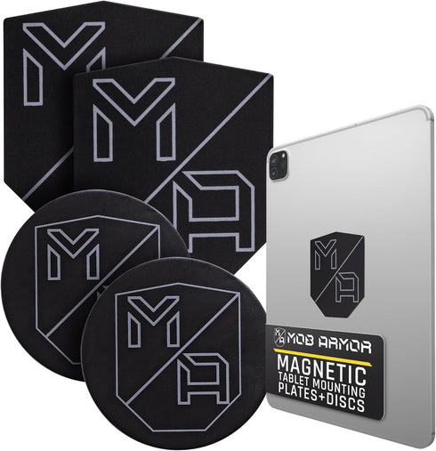 Mob Armor TabNetic Combo Pack - Magnetic Tablet Mounting Solution with Heavy Duty Metal