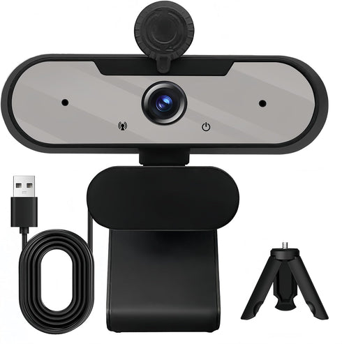 MTORED USB HD 1080P Video Webcam and Wide Angle Camera with Built-in Microphone