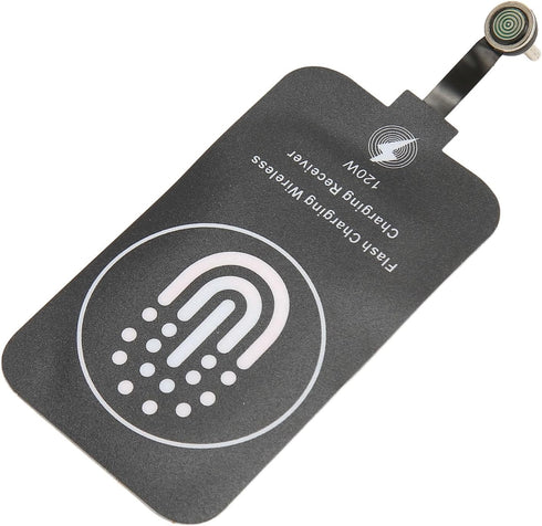 Type C Wireless Charging Receiver, 120W Magnetic/10W Wireless Charging Receiver Adapter for Galaxy A51 A40 A20E