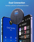 Kinivo BTC480 Hands-Free Bluetooth Car Kit with Magnetic Mount, Dual-Port USB Charger, Multi-Point Connectivity for Cars