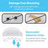 TotalMount Headphone Hanger – Premium White Headphone Hook, One Pack, Includes Removable Adhesive Strips for Easy