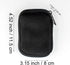 6 Flash Drive Case - USB Holder, Storage Bag for Thumb Drives, Lightweight, Protects & Stores Small Items, Slots, Black