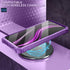 Dexnor Samsung Galaxy S21 Ultra Case - Built-in Screen Protector and Kickstand, Heavy Duty Protection, Purple
