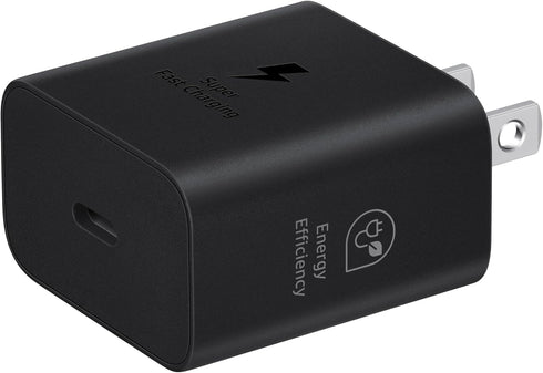 SAMSUNG 25W Wall Charger Power Adapter with Cable, Super Fast Charging for Galaxy and USB Type C Devices