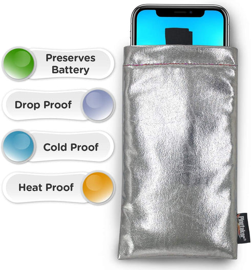 Thermal Phone Case to Prevent OVERHEATING in The Sun, Extend Battery Life for iPhone 13 Pro, 14, 14 Pro, 15, 15 Pro,