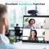 ceabulila 1080P 60FPS Streaming Webcam with Autofocus, Microphone, RGB Light and Tripod, USB Camera for PC/Mac, Plug