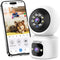 JAIOTlink Indoor Pet Security Camera for Dog Cat, 360 Pan Tilt Baby Monitor,