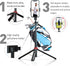 EUG-PRODUCTS 62" Phone Tripod & Selfie Stick for Golf Training, Extendable Cell Phone Tripod Stand with Wireless Remote