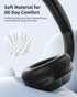 HS7 60H Headset, wegear Bluetooth Headphones Over Ear, Playtime Wireless Headphones with Microphone, ENC Call Noise