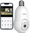 LaView 4MP Bulb Security Camera, 2.4GHz, 360° 2K Wireless Outdoor Indoor with Motion Detection and Audible Alarm