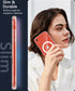 Hensinple iPhone XR Case, Magnetic Case with Screen Protector, Clear Back Slim Shockproof Protective Cover