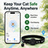 JNLIK Pet Tracker,GPS Collar for Cats (Android Only) Smart tag,Waterproof Compatible with Google Find My,No Monthly