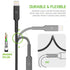 Cellet iPhone Charger Cable, Lightning Charging Cord for iPhone 15, 14 Pro Max, 13, 12, 11, SE, iPad Pro, Air
