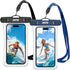 JOTO 2 Pack Waterproof Phone Pouch, IPX8 Underwater Case for iPhone 15 14 13 Pro Max, Galaxy S24 S23 Ultra, Beach