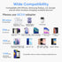 Wireless Charger, 15W Max Fast Charging Pad Compatible with iPhone 15/14/13/12/11 Pro Max, Samsung Galaxy S23/S22