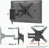 ELIVED Lockable RV TV Mount for 13-43 Inch TVs, Swivel and Tilt for Camper Trailer, Detachable TV Bracket