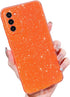 MINSCOSE Compatible with Samsung Galaxy S20 FE 5G Case, Cute Neon Bright Color Glitter Bling Thin Slim Shockproof Cover