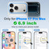 BENTOBEN 17 17 17 6.9" 2025, for iPhone Pro Max Case, Liquid Silicone Anti-Slip Microfiber Lining ProMax Phone Case