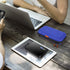 GLCON Blue Shockproof Charger Carrying Case - Small Hard Travel EVA Case for WD Seagate Toshiba Hard Drive, Power Bank