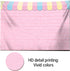 HQM 7X5ft Pink Brick Wall Ice Cream Parlor Photography Background Fabric Princess Girl Kids Baby Girl Birthday Party