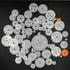 URIMPAVIDO 64PCS 0.5 Module Plastic Gears Single Gear Reduction Gear Small Motor Gears for DC Motor RC Car Truck Robot