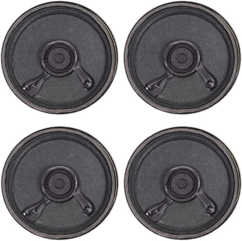 uxcell 0.5W 8 Ohm Micro Internal Speaker, Magnet Loudspeaker, 50mm Dia, 4pcs.