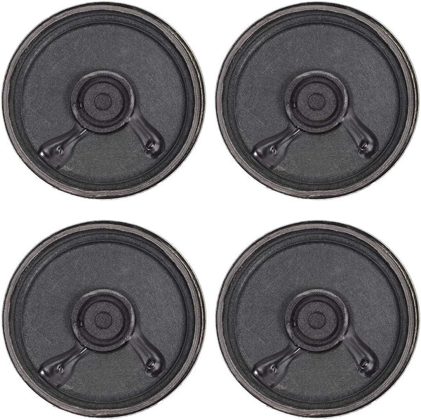 uxcell 0.5W 8 Ohm Micro Internal Speaker, Magnet Loudspeaker, 50mm Dia, 4pcs.