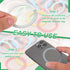 PATIKIL 4 Universal Plastic Magnetic Adapter Ring, Pcs Ultra-Thin Sticker Ring Adhesive Nickel-Iron Alloy for Phone