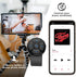 Bluetooth Helmet Earphone Remote, Controls Music, Voice Assistants, Calls, Long Battery Life, Waterproof