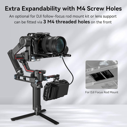 SmallRig 5" Quick Release Plate for Manfrotto-Type, Compatible with DJI RS 4/RS 4 Pro/RS 2/RSC 2/Ronin-S/RS 3/RS 3 Pro