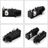 uxcell 10 Pcs 6.35mm 1/4 Inch Stereo Socket 4 Pins PCB Panel Mount Connectors for DIY Replacement