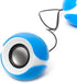 Frisby Audio FS-810 2.0 Stereo USB Powered Computer Desktop PC Laptop Speakers w/Volume Control (Blue)