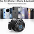AIYUNDI Magnetic Spotting Scope Phone Adapter CNC Aluminum, Quick-Install Stable Mount for iPhone & Android Fits