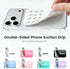 Mnyatr Upgraded Double Sided Silicone Suction Cup Phone Case Mount, Sticky Phone Grip Holder for Hands-Free Selfes