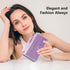 Varikke Wallet Case for Galaxy S22 Ultra - Detachable Card Holder with Glitter Leather Strap, Magnetic Flip Cover.