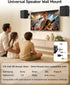jidinung Keyhole/1/4-20 4&5mm, q990d,JBL,Sony,Roku 360 11lbs Speaker Wall Mount with Threads Universal Satellite Rear