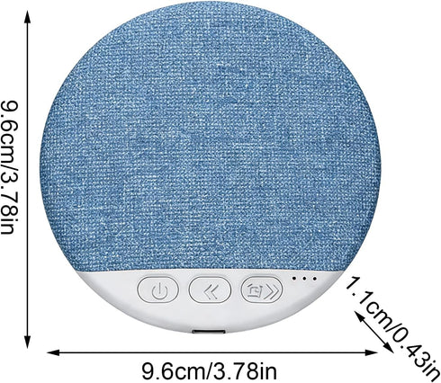 Generic 4 Inch Pillow Speaker for Sleeping, Under Pillow Speaker, Portable Wireless Bone Conduction Speakers with White