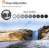K&F Concept 52mm Variable ND2-ND400 Lens Filter, Adjustable Neutral Density Filter with Microfiber Cloth
