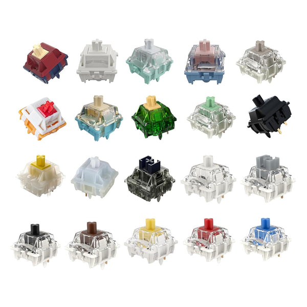 Gateron Series Mechanical Keyboard Switches Pack, New and Classic, 20pcs