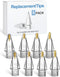 BLEBLE Replacement Pencil Tips for Apple Pencil Pro - 8 Pack Fine Point